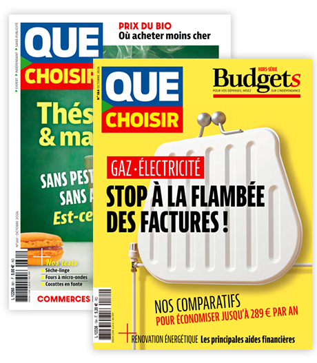 Abonnement magazine mensuel Que Choisir + Que Choisir Budgets