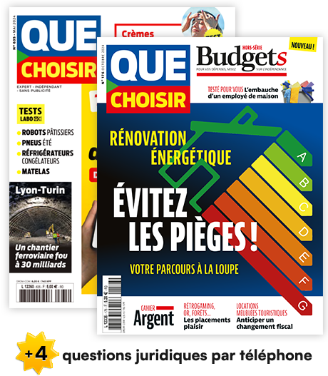 Abonnement magazine mensuel Que Choisir + Que Choisir Budgets