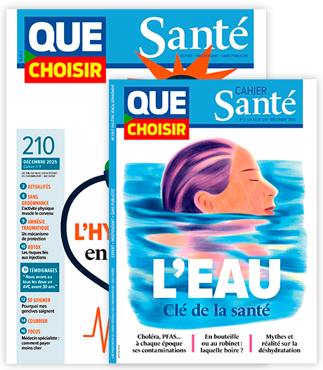 Abonnement magazine mensuel Que Choisir santé